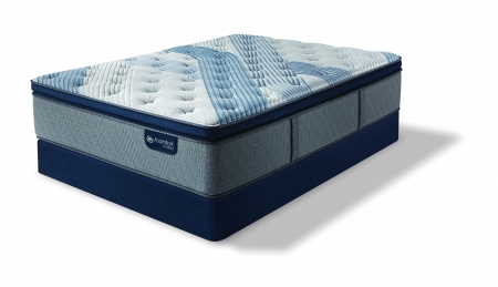 blue fusion 1000 plush pillow top